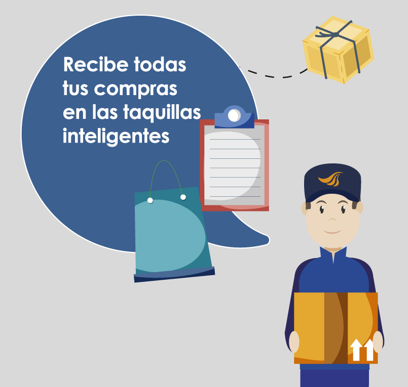Recibe todas tus compras en SmartLocker Redtras