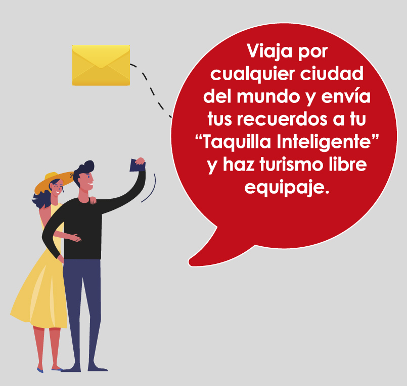 Viaja y envía tus recuerdos a tu SmartLocker Redtras